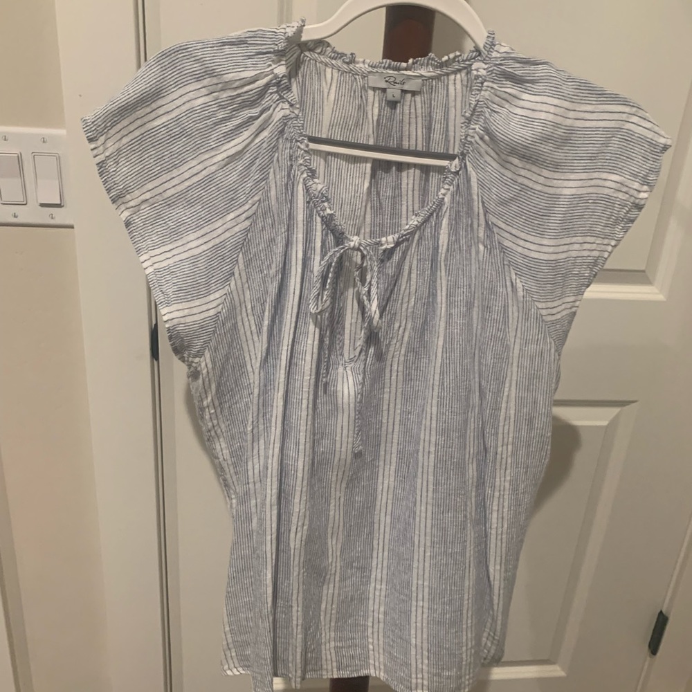 Rails Flutter sleeve blouse